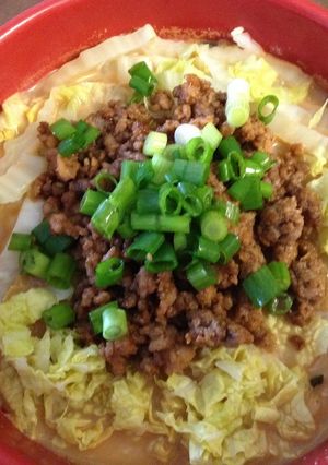 辛ラーメンでお手軽クリーミー坦々麺-レシピのメイン写真