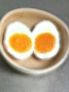 レンジで簡単*ゆでたまご1個-レシピのメイン写真
