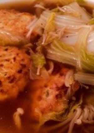 鶏だんごと白菜のスープ-レシピのメイン写真