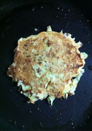 残り物でリメイクお好み焼き-レシピのメイン写真