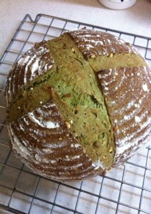 ＊ＨＢ＊抹茶と栗の雑穀カンパーニュ-レシピのメイン写真