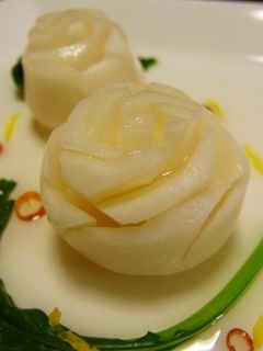 カブの即席漬け 薔薇風にカービング-レシピのメイン写真