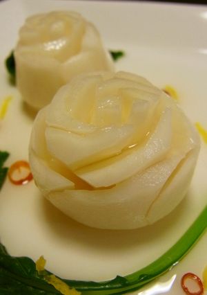カブの即席漬け　薔薇風にカービング-レシピのメイン写真