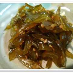 รูปของ コリコリ美味しい･･茎わかめの佃煮～♪
