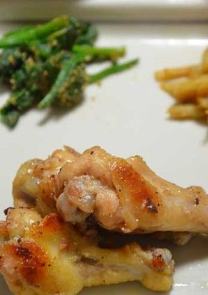 フライパンでかんたん鶏手羽元煮焼き-レシピのメイン写真
