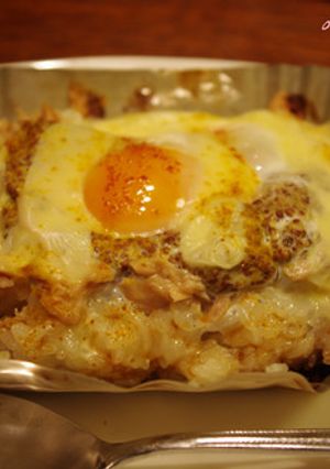 のせてチン！簡単！朝のがっつりご飯☆-レシピのメイン写真