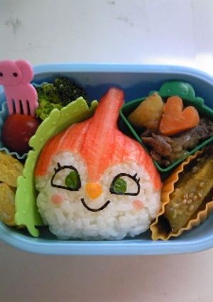 キャラ弁☆おにぎり５０・ドキンちゃん-レシピのメイン写真