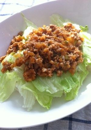 簡単☆ミートソース風のっけご飯**-レシピのメイン写真
