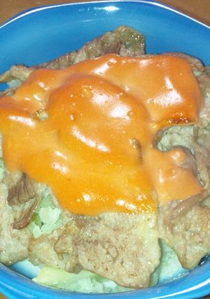 ✿じゃがいもと豚肉　オーロラソースかけ✿-レシピのメイン写真