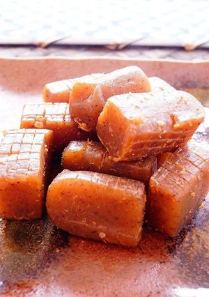 簡単こんにゃくの味噌煮-レシピのメイン写真