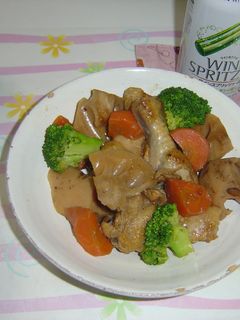 手羽と蓮根煮-レシピのメイン写真