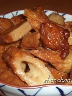 ちくわとひら天の甘辛煮-レシピのメイン写真