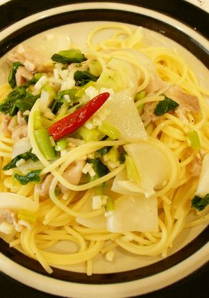 かぶと鶏肉のペペロンチーノ-レシピのメイン写真