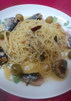 オイルサーディンとオリーブのパスタ-レシピのメイン写真