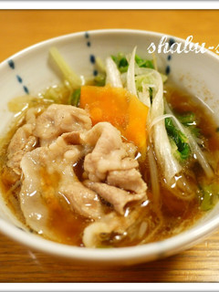野菜たっぷりしゃぶしゃぶ♪-レシピのメイン写真