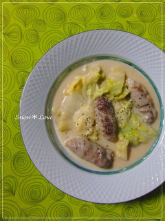 白菜とくるくる豚肉のクリーム煮-レシピのメイン写真