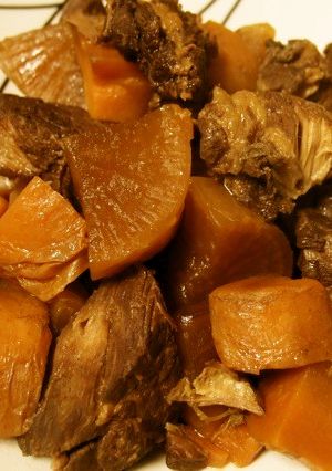 根菜と豚の煮物☆圧力鍋で簡単♪-レシピのメイン写真