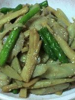 豚肉とごぼうの中華風炒め-レシピのメイン写真