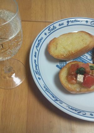 トマトとチーズのブルスケッタ-レシピのメイン写真