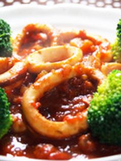 イカのさわやかトマト煮込み-レシピのメイン写真