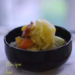 A picture of ＊白菜1kg使いきり＊白菜のスープ煮＊.