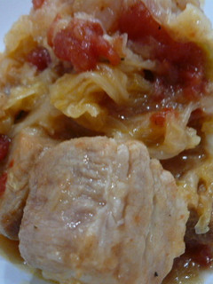 豚とキャベツとトマトの煮込み-レシピのメイン写真