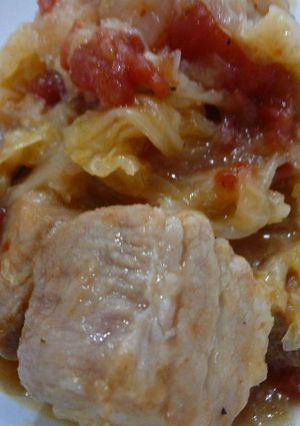 豚とキャベツとトマトの煮込み-レシピのメイン写真