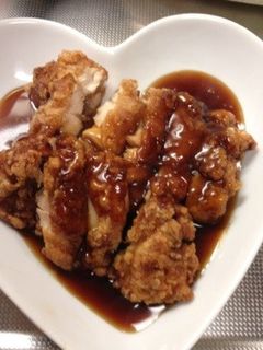 鶏モモ肉の1枚唐揚げたっぷり甘酢あんがけ-レシピのメイン写真