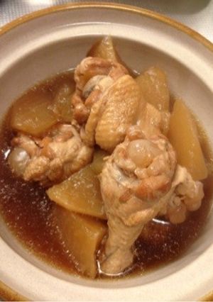 鶏手羽元と大根の煮物・圧力鍋使用-レシピのメイン写真