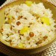 レンズ豆とじゃがいもの炊き込みごはん