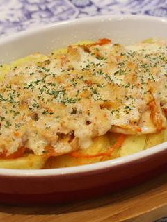 蟹とキムチのクリーム焼き-レシピのメイン写真