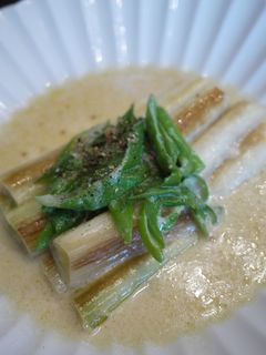丸ごとねぎのとろ~り和風ミルク煮♪-レシピのメイン写真