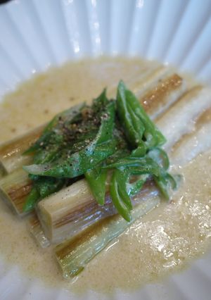 丸ごとねぎのとろ～り和風ミルク煮♪-レシピのメイン写真