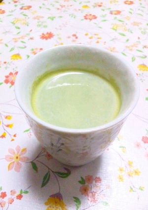 甘酒風味の抹茶ハニーミルク♪-レシピのメイン写真
