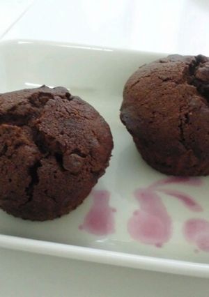 余った卵白で♪チョコチョコしいマフィン♪-レシピのメイン写真