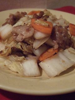 白菜と豚肉のみそ炒め-レシピのメイン写真