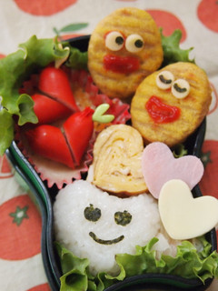 バレンタインハート弁当2012-レシピのメイン写真