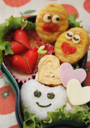 バレンタインハート弁当2012-レシピのメイン写真