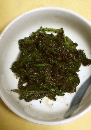 いつかあなたと ほうれん草の胡麻よごし-レシピのメイン写真