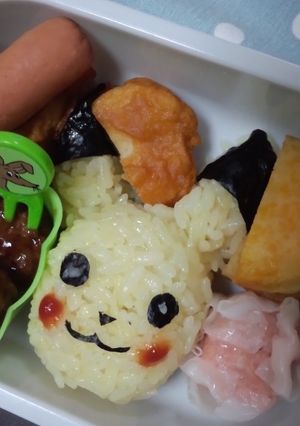 キャラ弁♪ピカチュウおにぎり♪-レシピのメイン写真