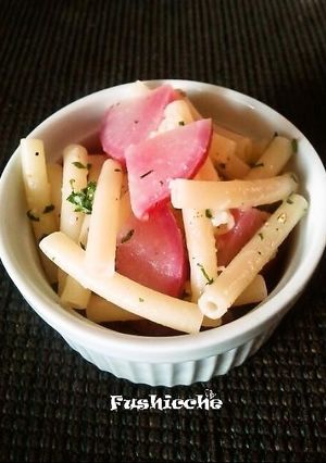 赤カブとマカロニのバタチーズ和え-レシピのメイン写真