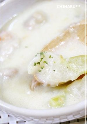 トロトロ鶏肉とかぶのホワイトシチュー-レシピのメイン写真