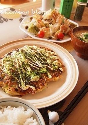 お好み焼きの生地(自然薯入り)-レシピのメイン写真