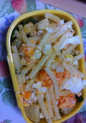 【マカロニシーザー】少ない材料で簡単に。-レシピのメイン写真