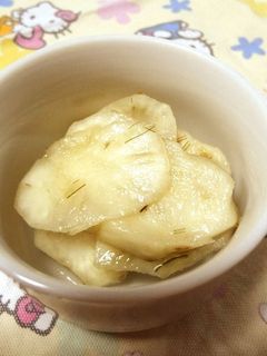 キクイモの こんぶ茶あえ(浅漬け)-レシピのメイン写真