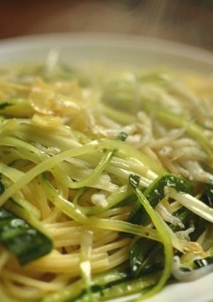 プンタレッラとしらすのパスタ-レシピのメイン写真