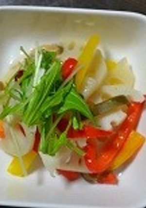 レンコンの艶やか甘酢漬け-レシピのメイン写真