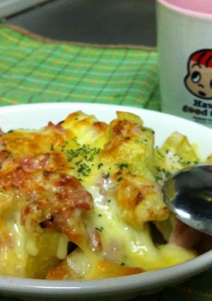 ポテトとベーコンのチーズ焼き♪-レシピのメイン写真