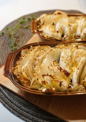 ダシダで☆簡単美味しい焼き白菜-レシピのメイン写真