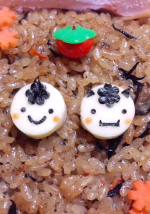 節分のお弁当に☆キャンディーチーズで鬼-レシピのメイン写真